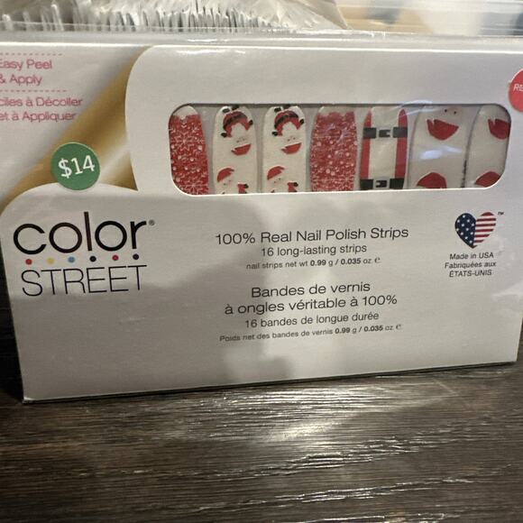 Color Street Nail Strips ~ Father Christmas ~ Retired NIP - Picture 2 of 3